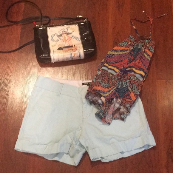 Dear John Mint Green Bermuda Shorts Sz 27 - Picture 1 of 8